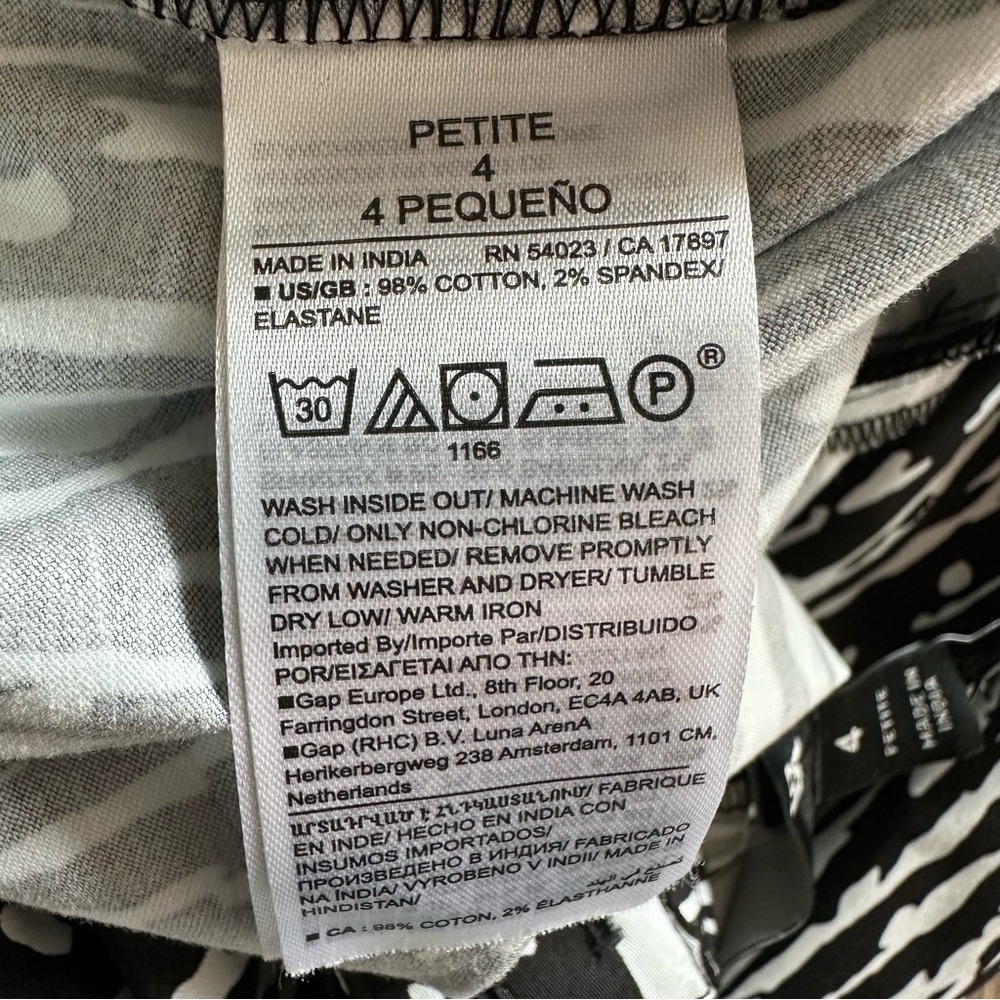Banana Republic Elegant Black and White Women's jumpsuit 4 petite - Picture 12 of 14